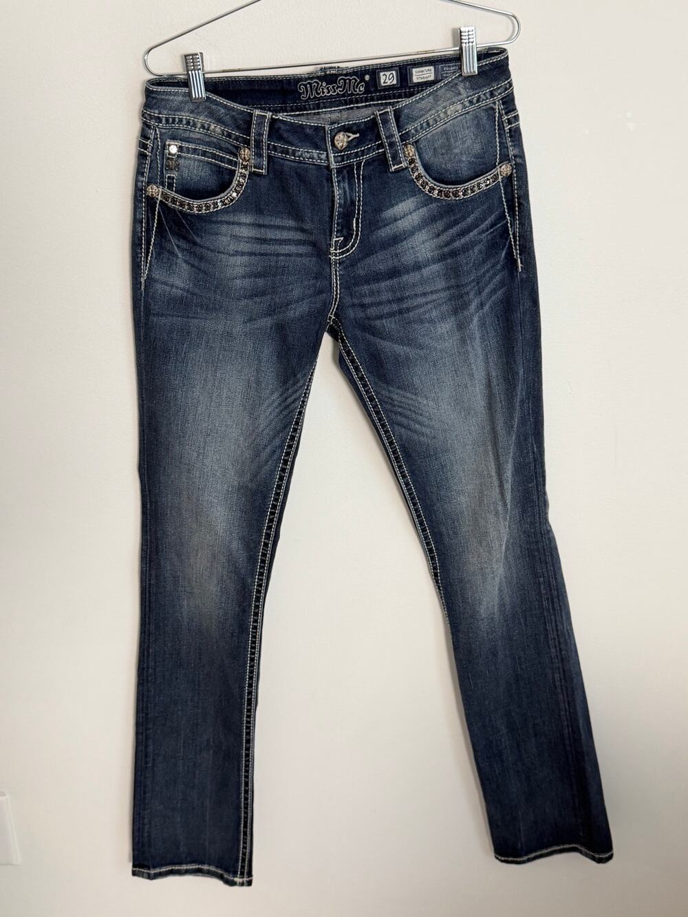 Miss Me Signature Straight Jeans size 29